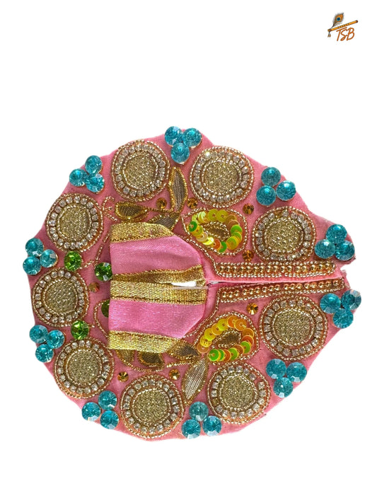 Pink Ladoo Gopal Dresses – Royal Krishna Ji Vastra Online