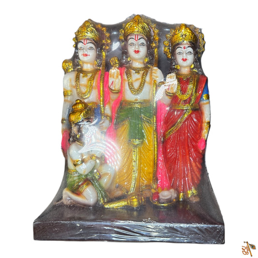 Ram Darbar Marble Idol – Ram, Sita, Lakshman & Hanuman Ji Murti | TSB